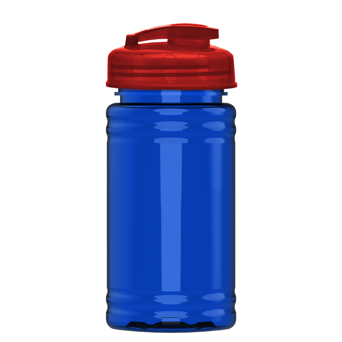 Custom logo Mini RPET Bottle with Flip-Top Lid - 16 oz.