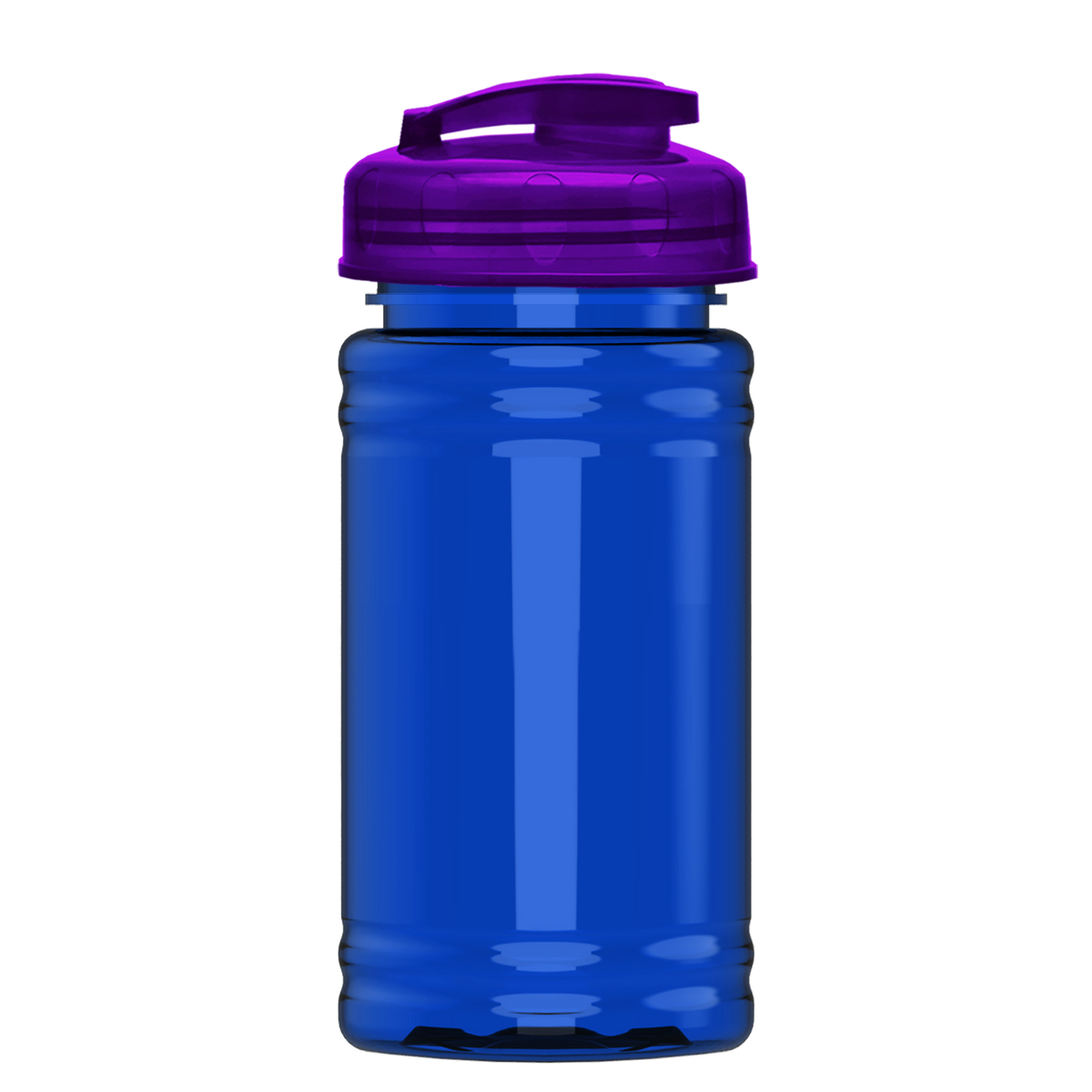 Custom logo Mini RPET Bottle with Flip-Top Lid - 16 oz.