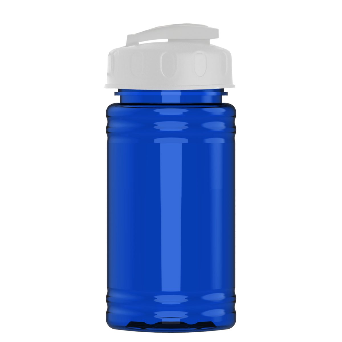 Custom logo Mini RPET Bottle with Flip-Top Lid - 16 oz.