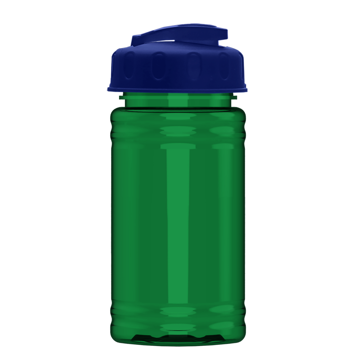 Custom logo Mini RPET Bottle with Flip-Top Lid - 16 oz.