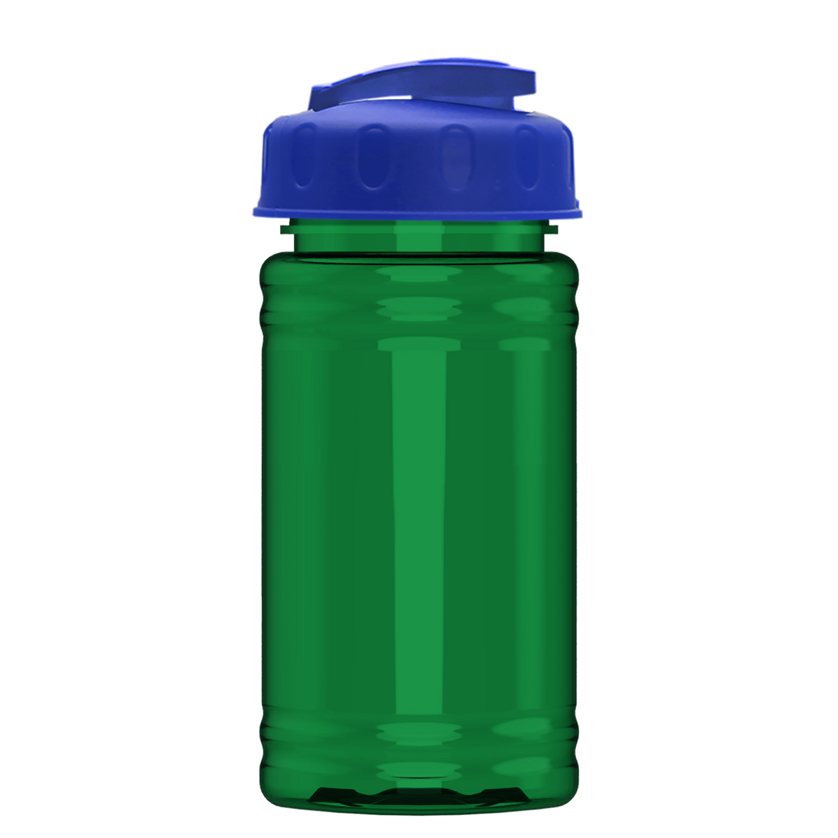 Custom logo Mini RPET Bottle with Flip-Top Lid - 16 oz.