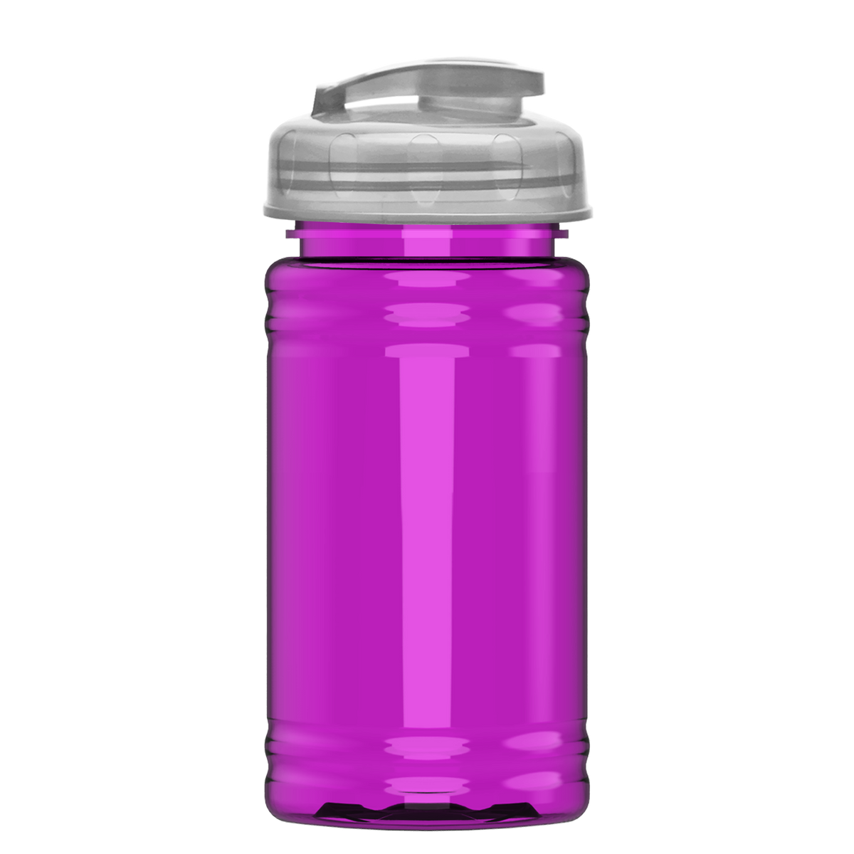 Custom logo Mini RPET Bottle with Flip-Top Lid - 16 oz.