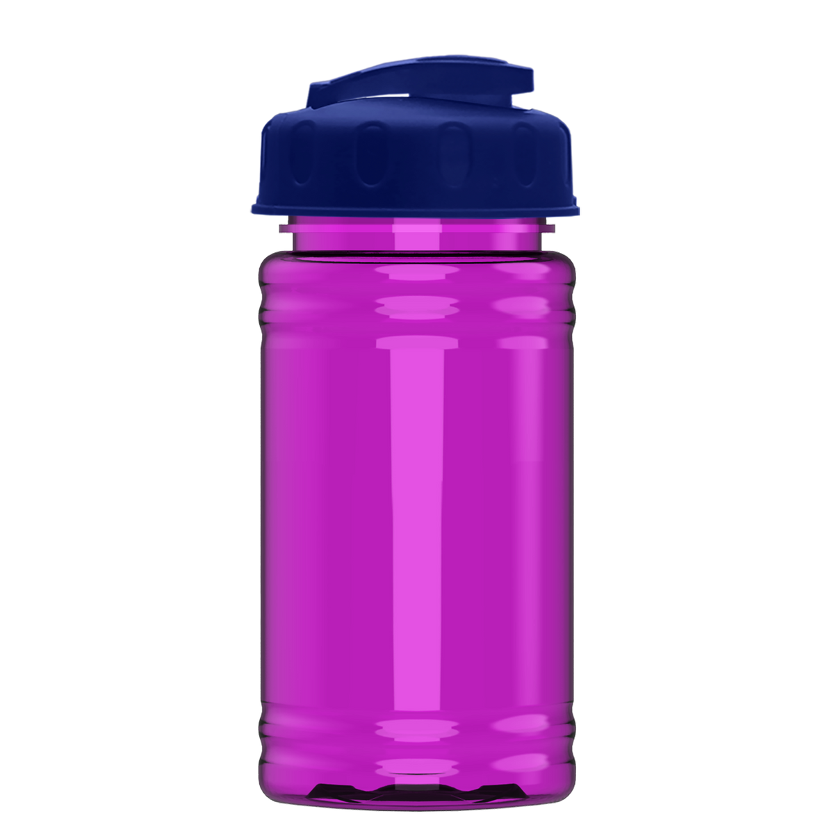 Custom logo Mini RPET Bottle with Flip-Top Lid - 16 oz.