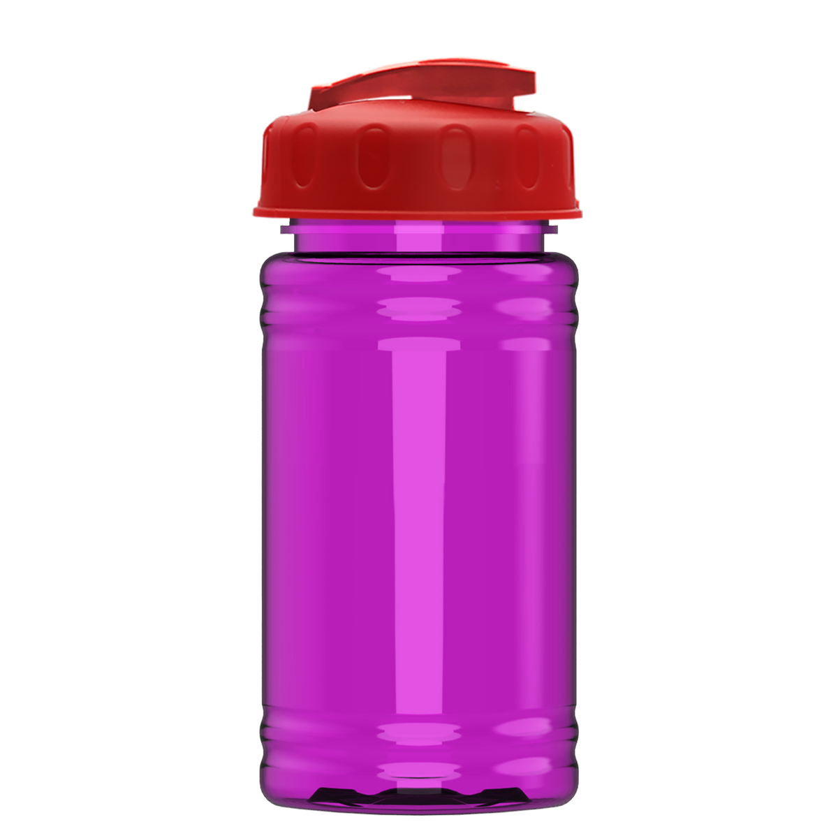Custom logo Mini RPET Bottle with Flip-Top Lid - 16 oz.