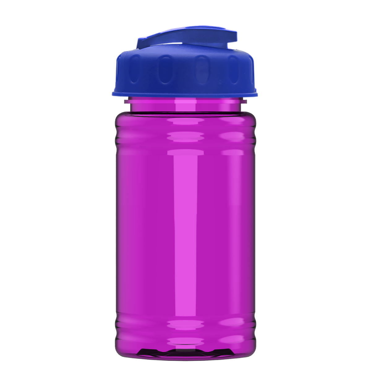 Custom logo Mini RPET Bottle with Flip-Top Lid - 16 oz.