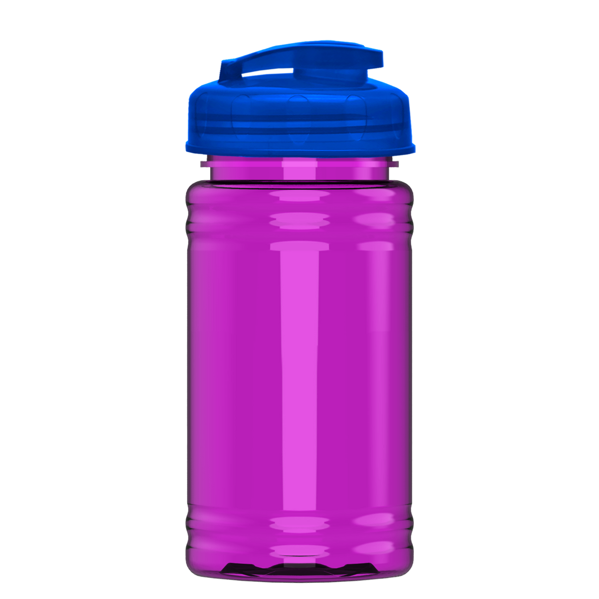 Custom logo Mini RPET Bottle with Flip-Top Lid - 16 oz.