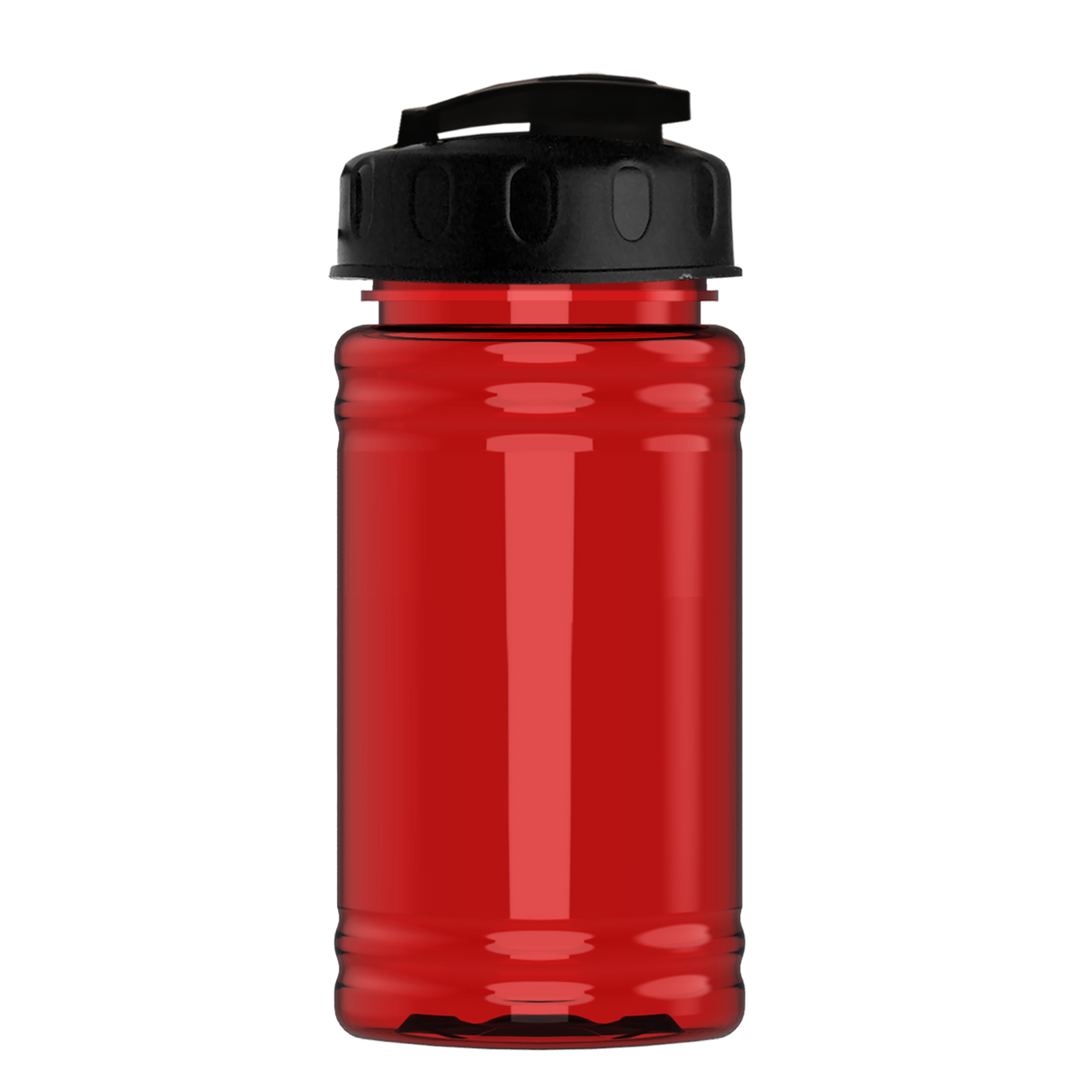 Custom logo Mini RPET Bottle with Flip-Top Lid - 16 oz.
