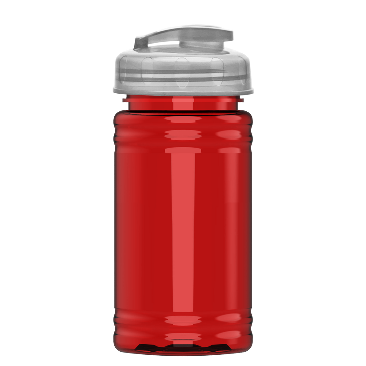 Custom logo Mini RPET Bottle with Flip-Top Lid - 16 oz.