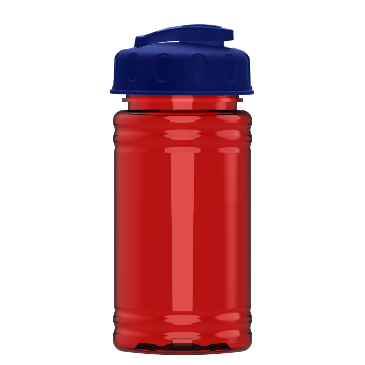 Custom logo Mini RPET Bottle with Flip-Top Lid - 16 oz.