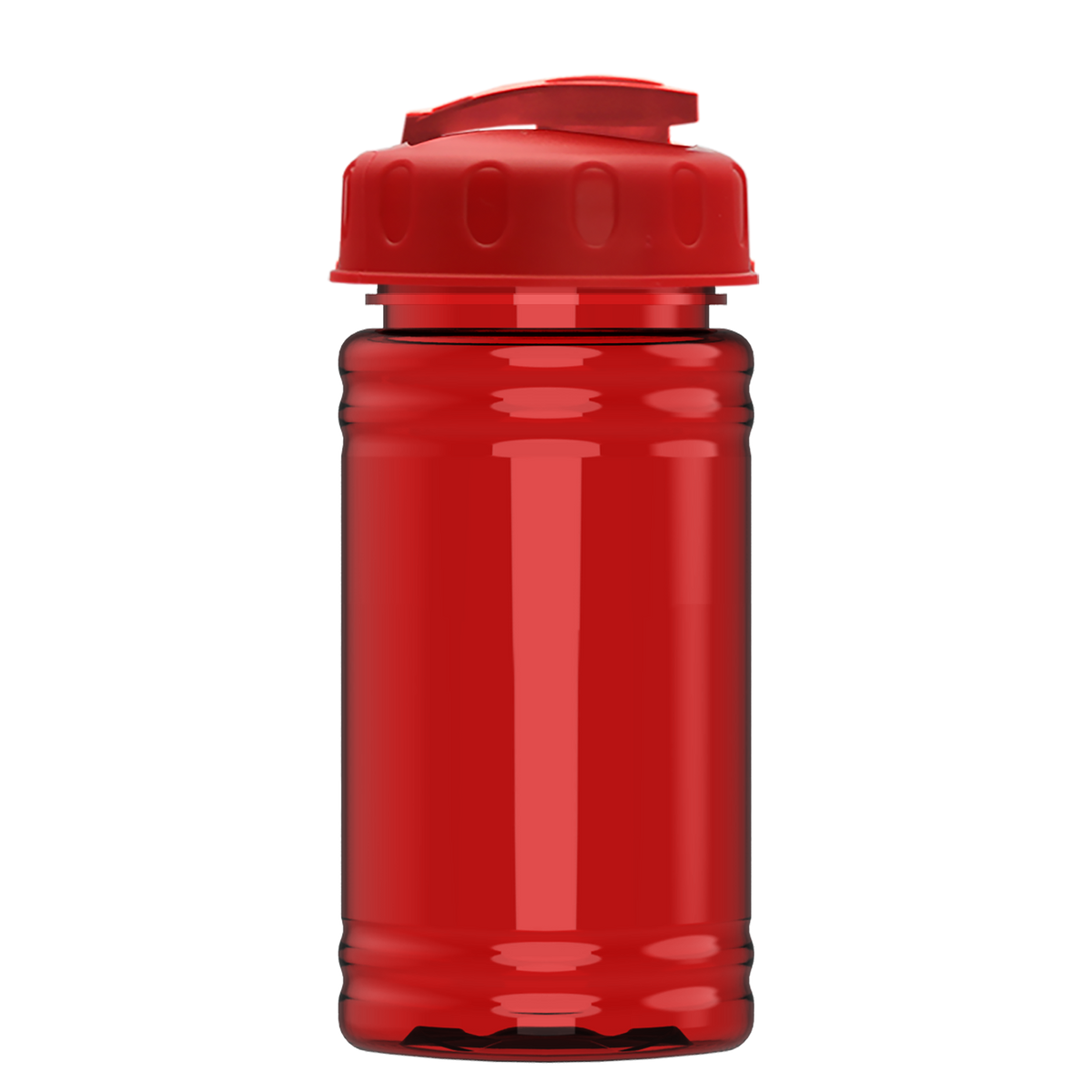 Custom logo Mini RPET Bottle with Flip-Top Lid - 16 oz.