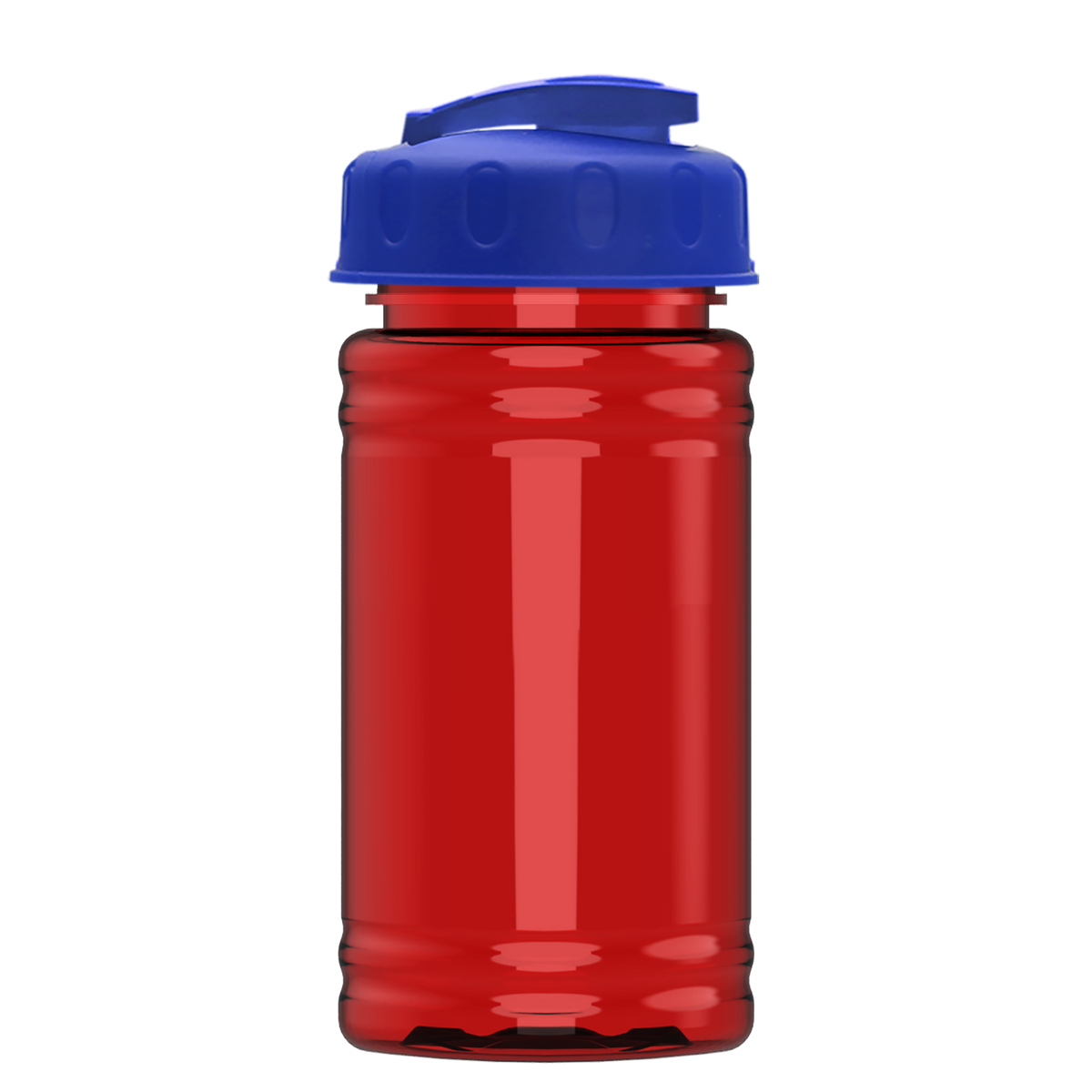 Custom logo Mini RPET Bottle with Flip-Top Lid - 16 oz.