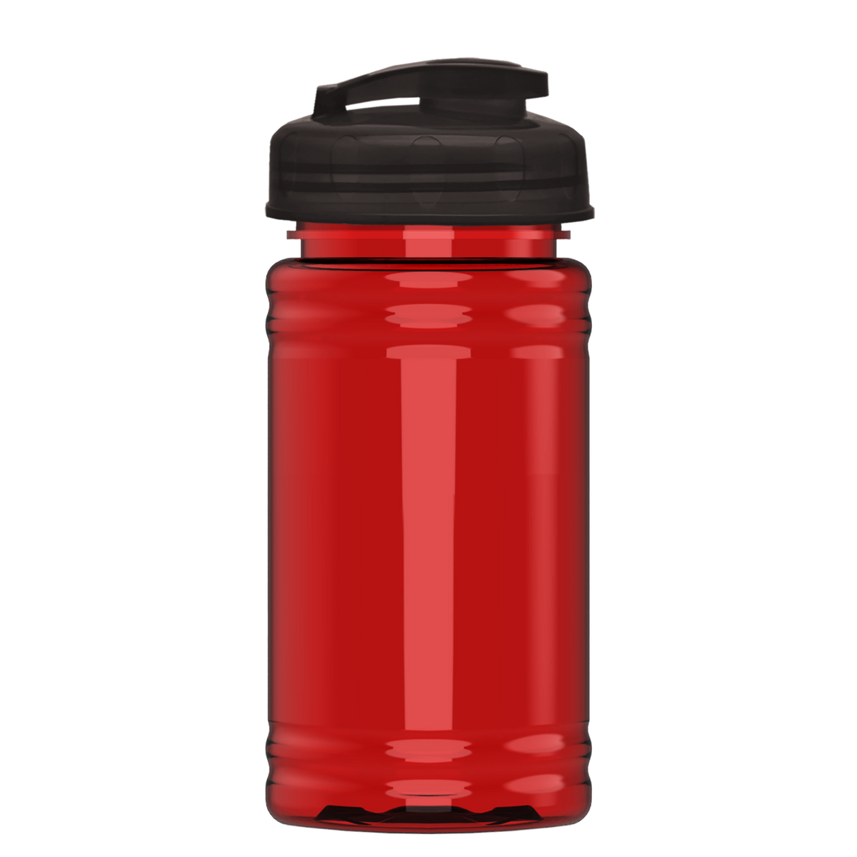 Custom logo Mini RPET Bottle with Flip-Top Lid - 16 oz.