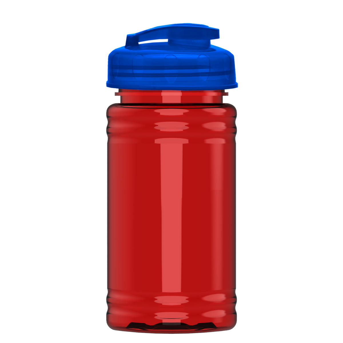 Custom logo Mini RPET Bottle with Flip-Top Lid - 16 oz.