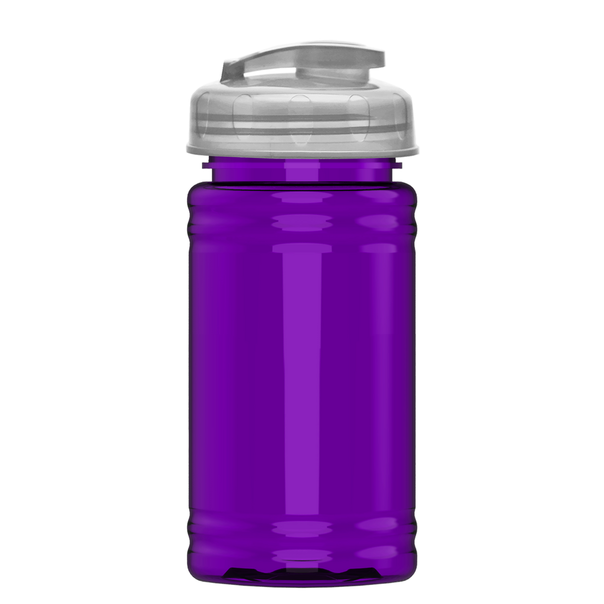 Custom logo Mini RPET Bottle with Flip-Top Lid - 16 oz.