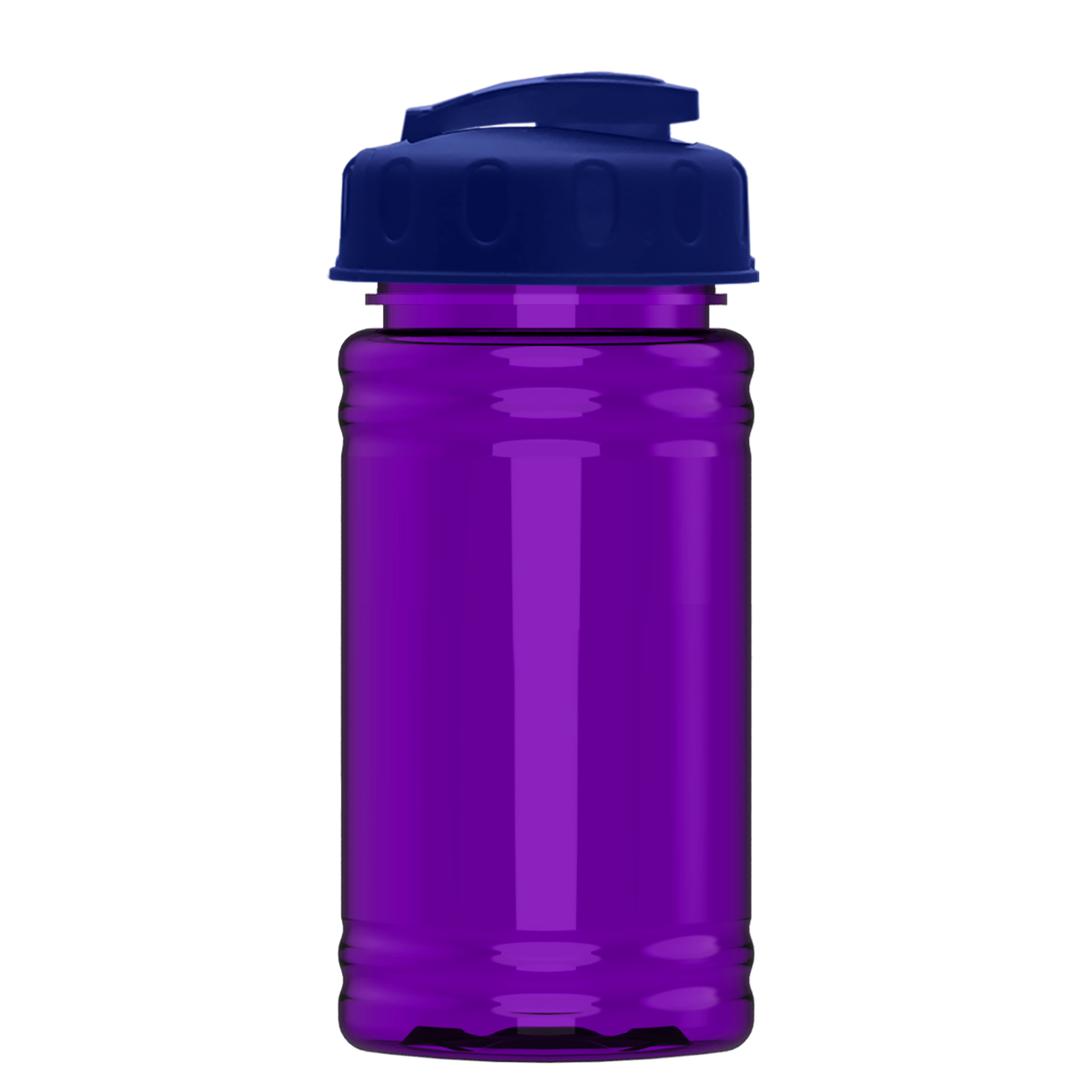 Custom logo Mini RPET Bottle with Flip-Top Lid - 16 oz.