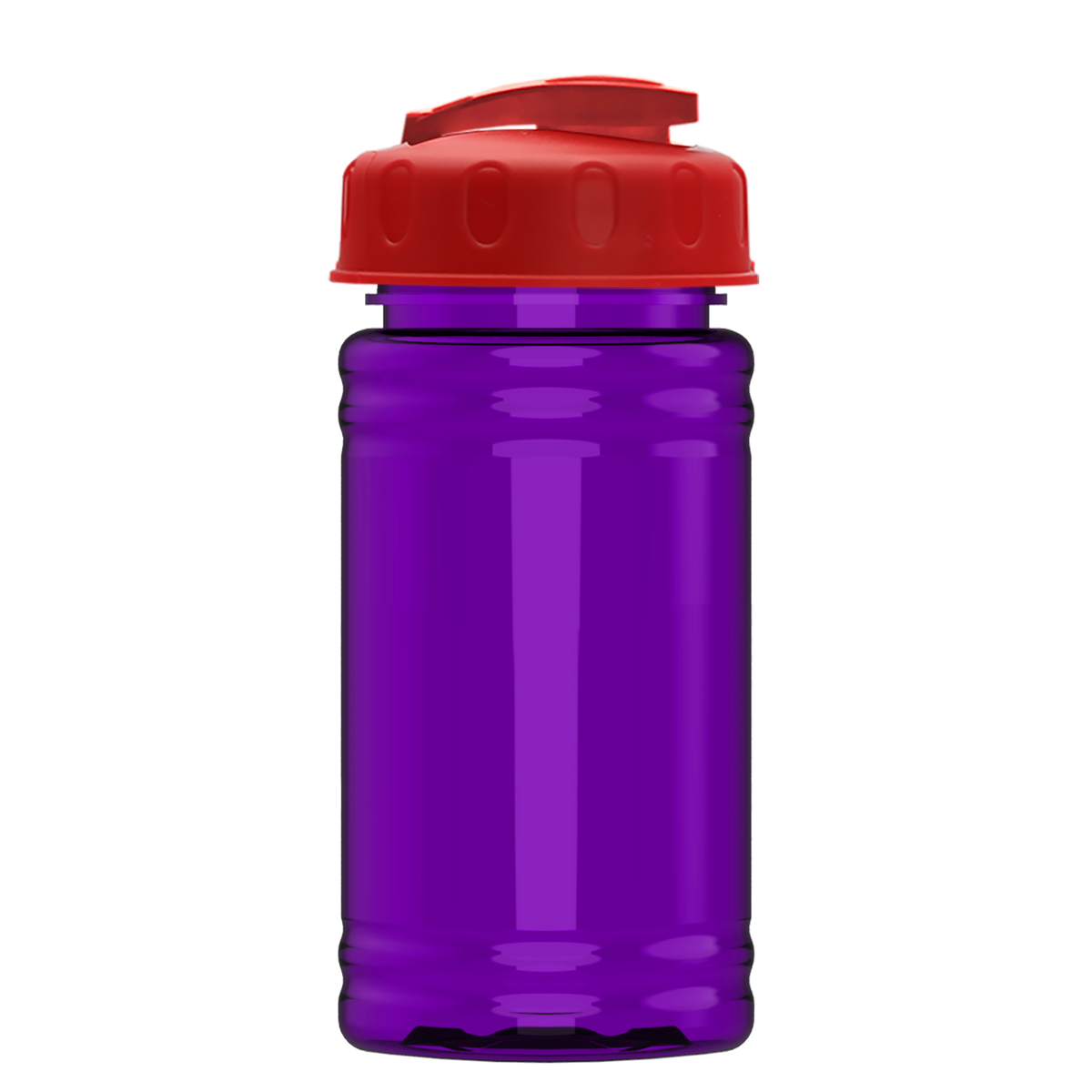 Custom logo Mini RPET Bottle with Flip-Top Lid - 16 oz.
