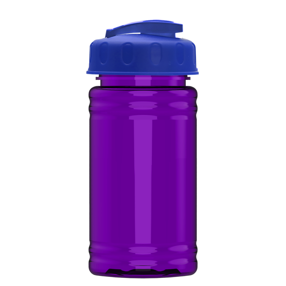Custom logo Mini RPET Bottle with Flip-Top Lid - 16 oz.