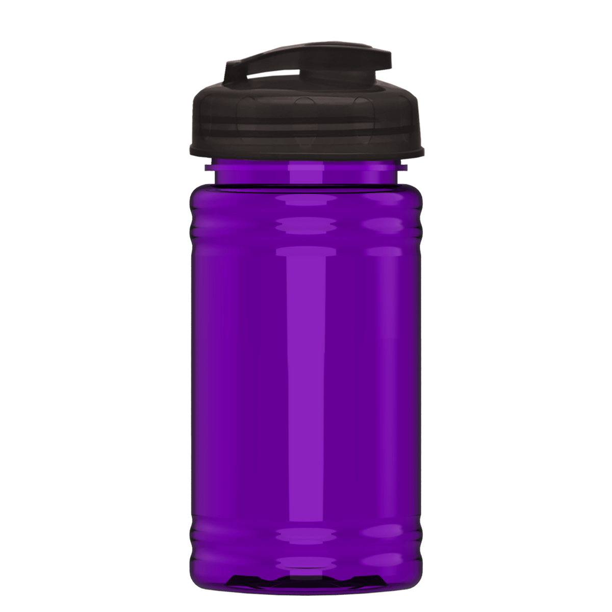 Custom logo Mini RPET Bottle with Flip-Top Lid - 16 oz.