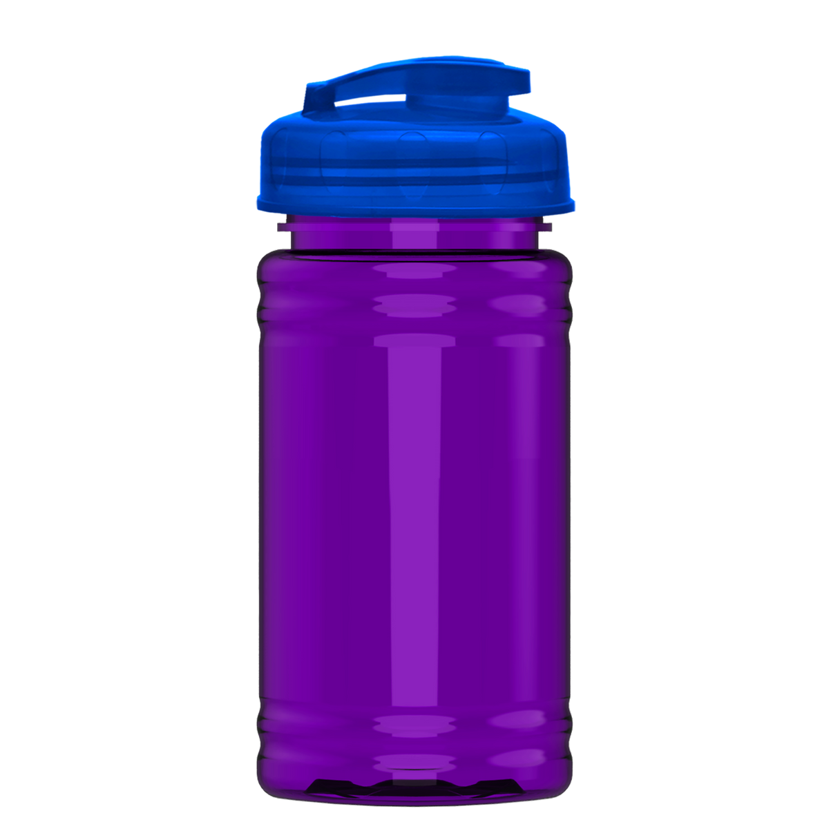 Custom logo Mini RPET Bottle with Flip-Top Lid - 16 oz.