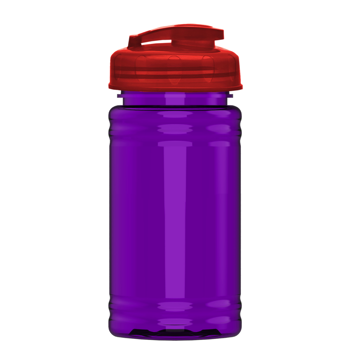 Custom logo Mini RPET Bottle with Flip-Top Lid - 16 oz.