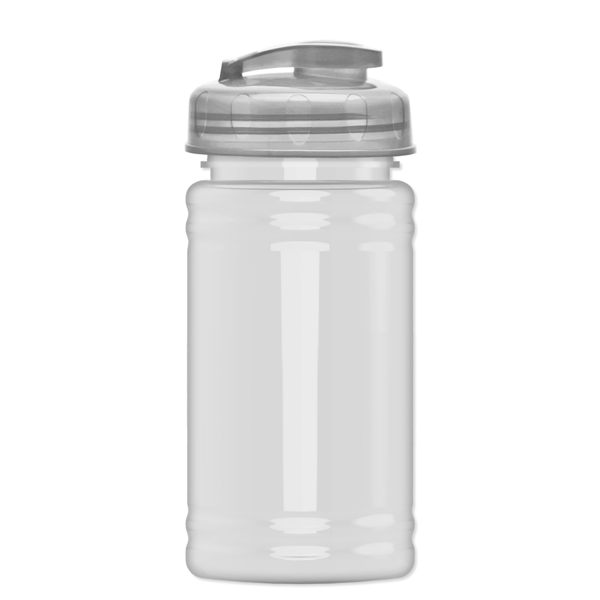 Custom logo Mini RPET Bottle with Flip-Top Lid - 16 oz.