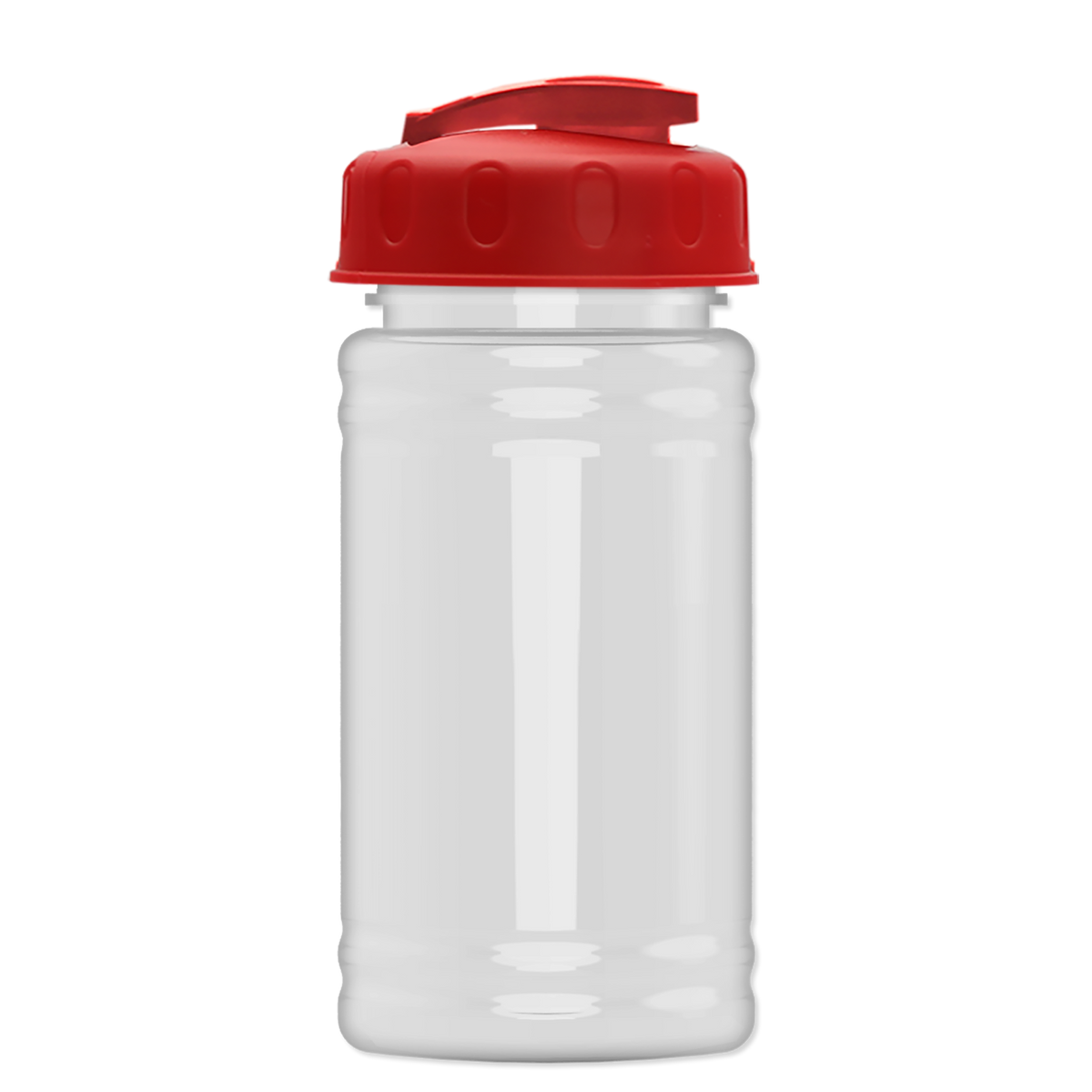 Custom logo Mini RPET Bottle with Flip-Top Lid - 16 oz.