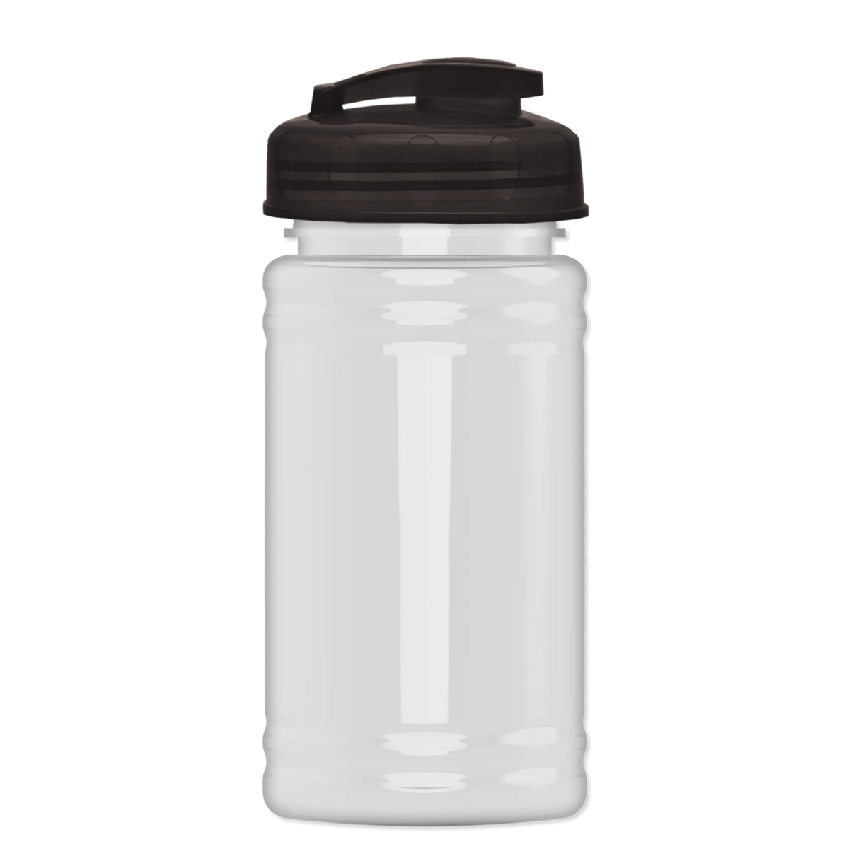 Custom logo Mini RPET Bottle with Flip-Top Lid - 16 oz.