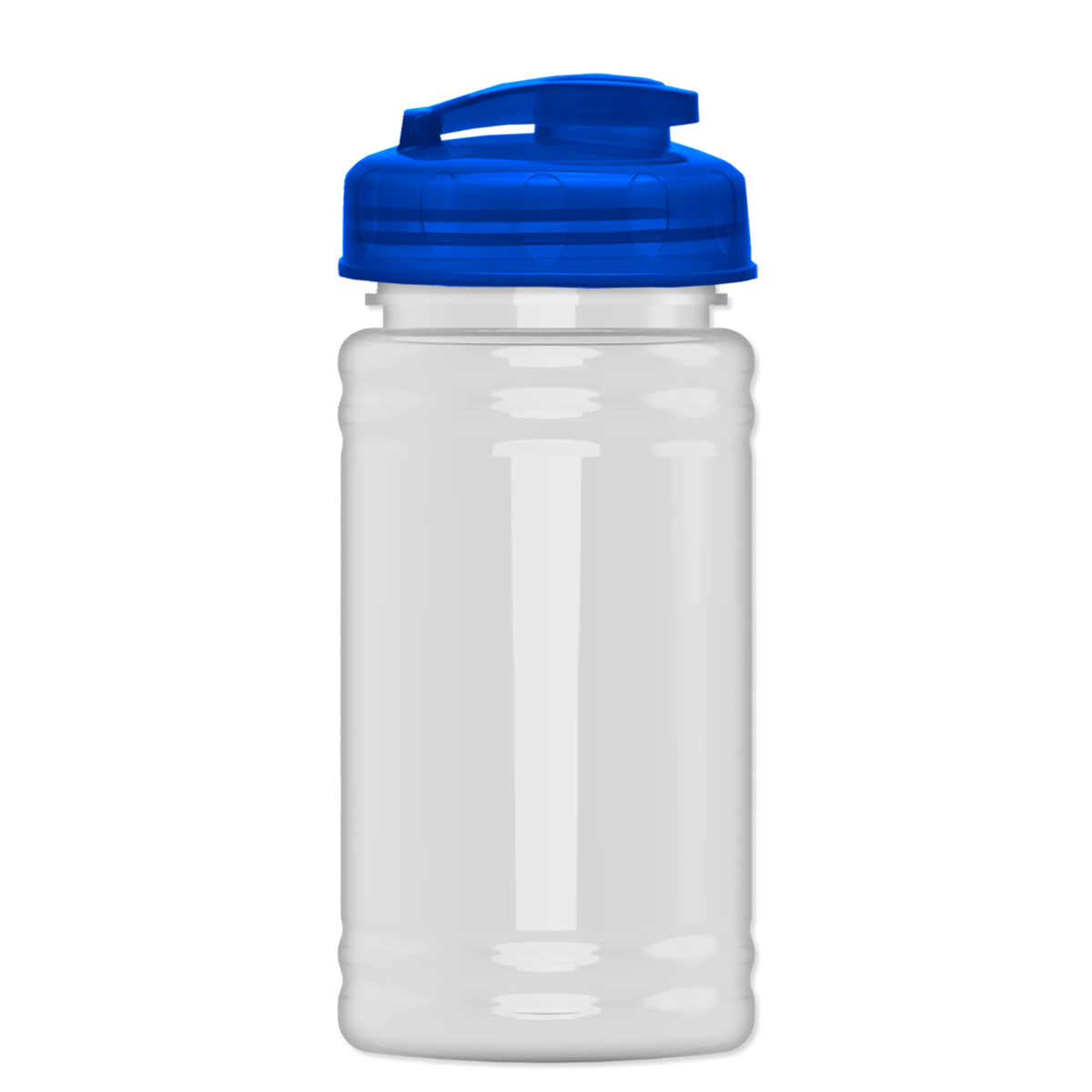 Custom logo Mini RPET Bottle with Flip-Top Lid - 16 oz.