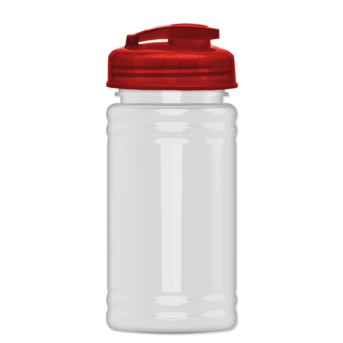 Custom logo Mini RPET Bottle with Flip-Top Lid - 16 oz.