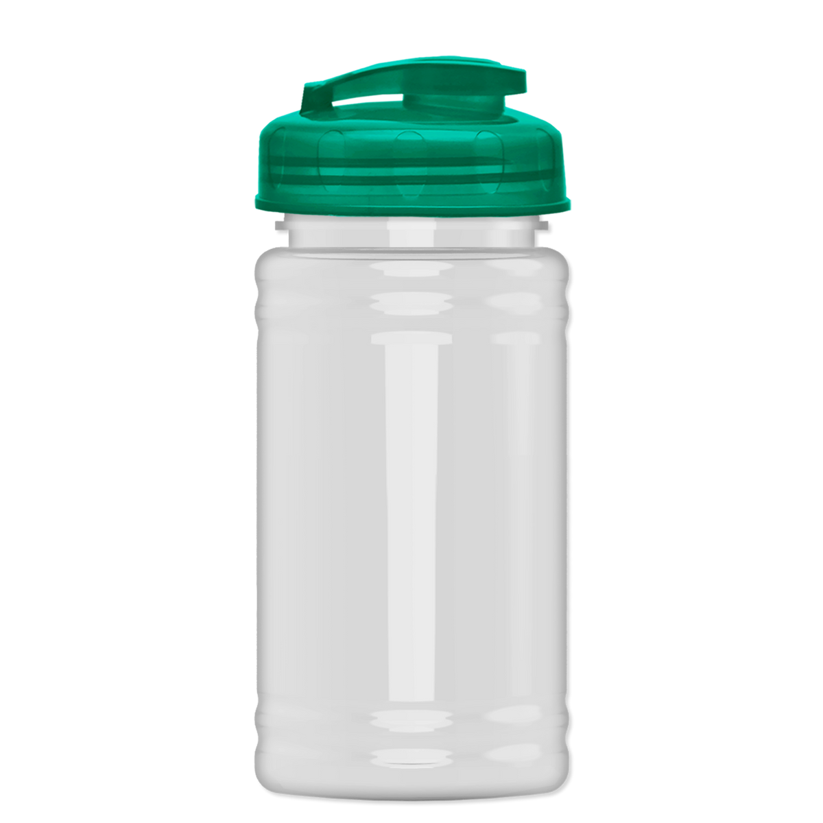 Custom logo Mini RPET Bottle with Flip-Top Lid - 16 oz.