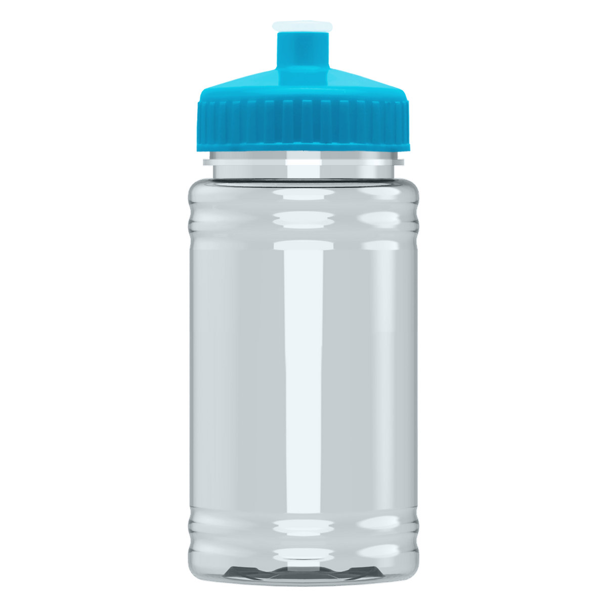 Custom logo Mini RPET Bottle with Push-Pull Lid - 16 oz.