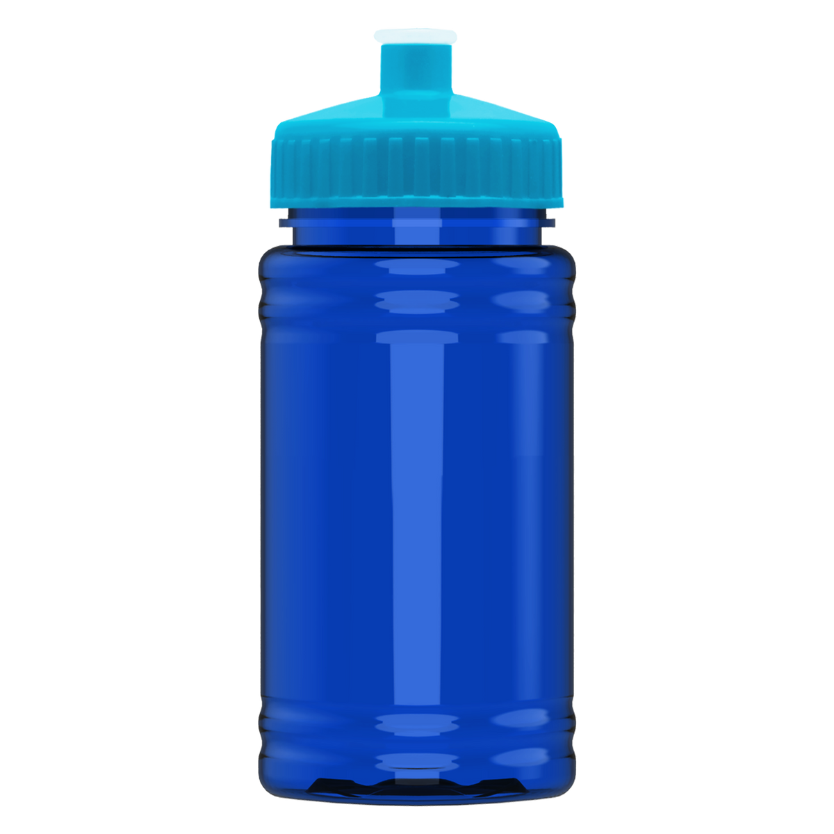 Custom logo Mini RPET Bottle with Push-Pull Lid - 16 oz.