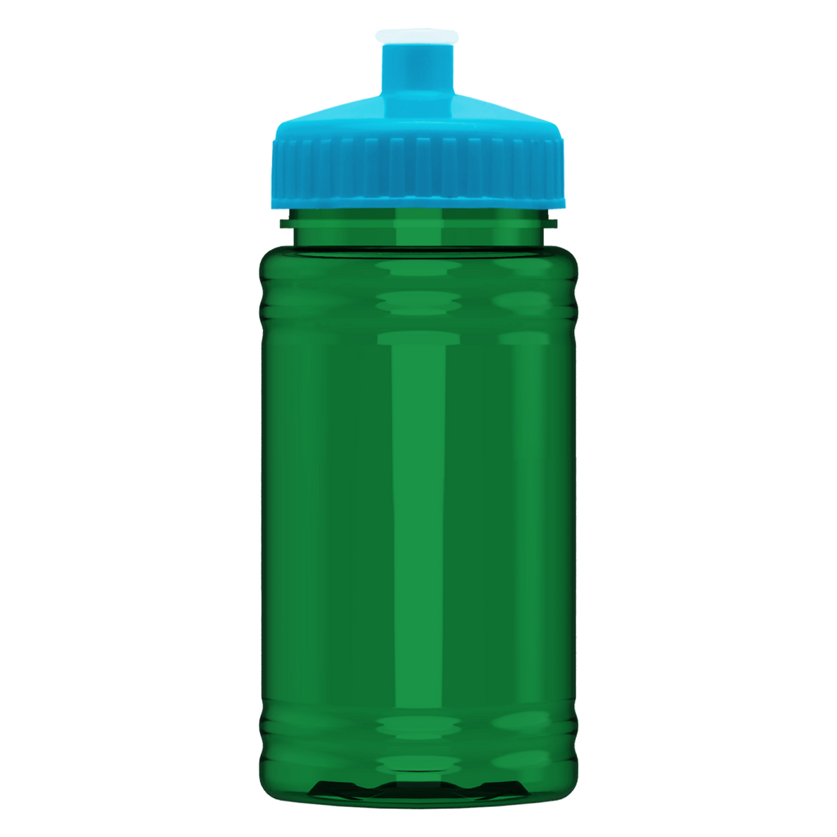 Custom logo Mini RPET Bottle with Push-Pull Lid - 16 oz.