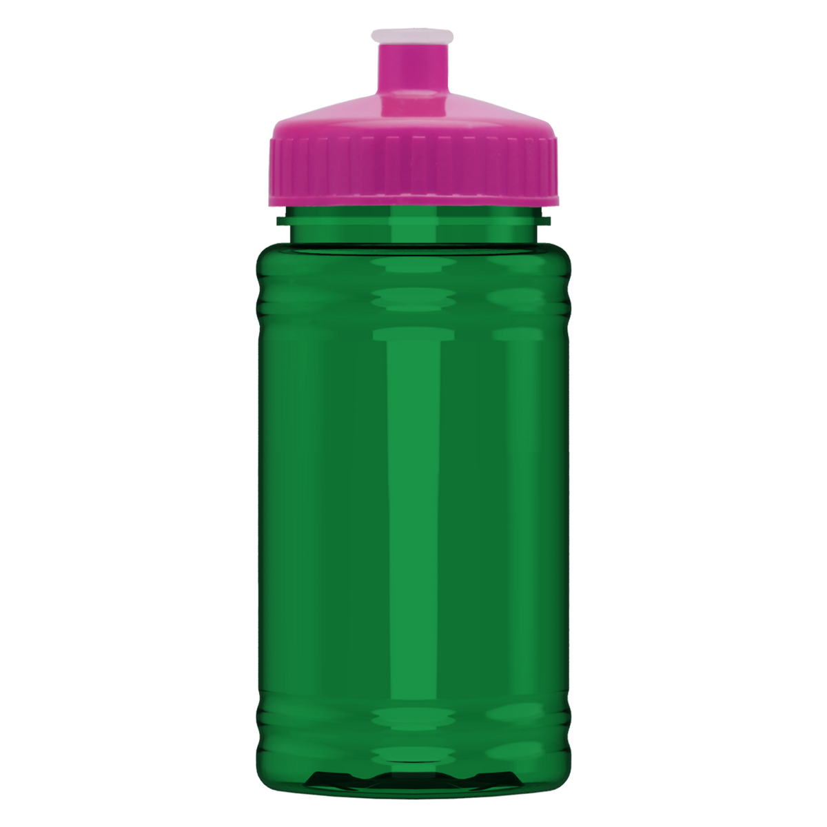 Custom logo Mini RPET Bottle with Push-Pull Lid - 16 oz.