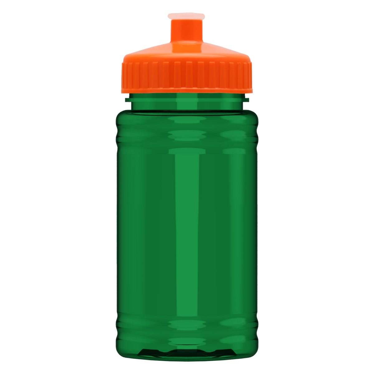 Custom logo Mini RPET Bottle with Push-Pull Lid - 16 oz.