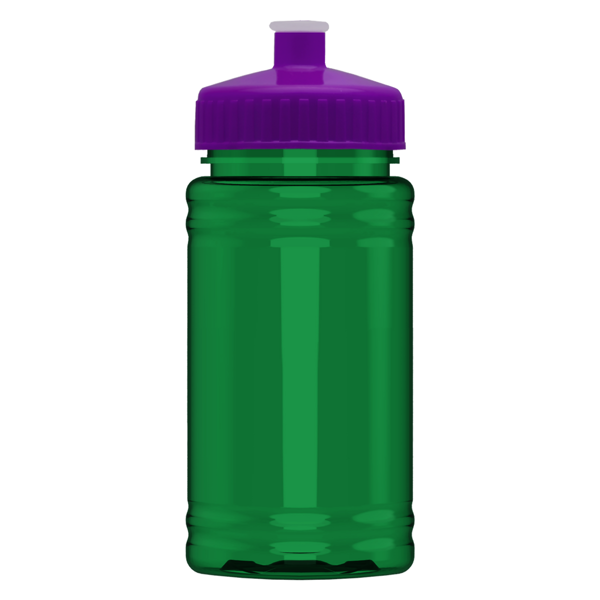 Custom logo Mini RPET Bottle with Push-Pull Lid - 16 oz.