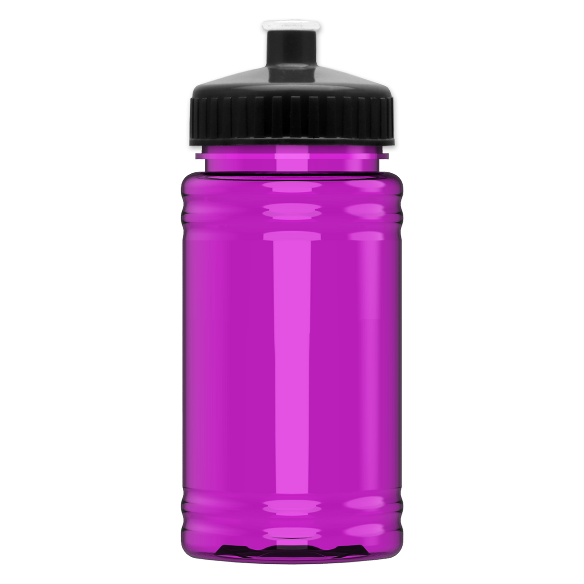 Custom logo Mini RPET Bottle with Push-Pull Lid - 16 oz.