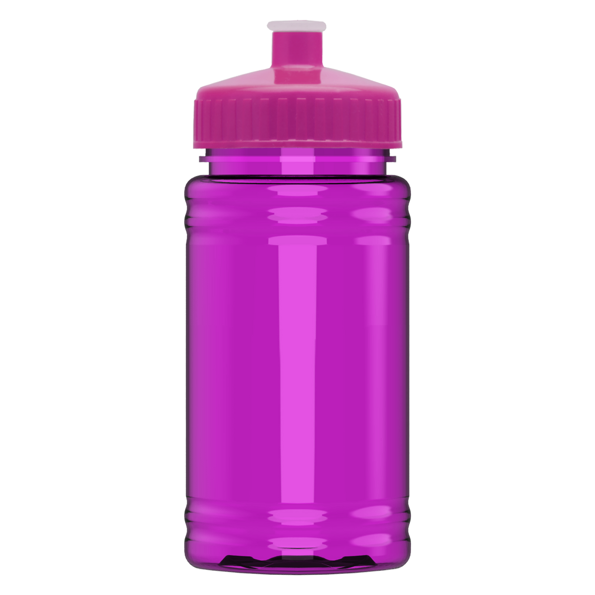 Custom logo Mini RPET Bottle with Push-Pull Lid - 16 oz.