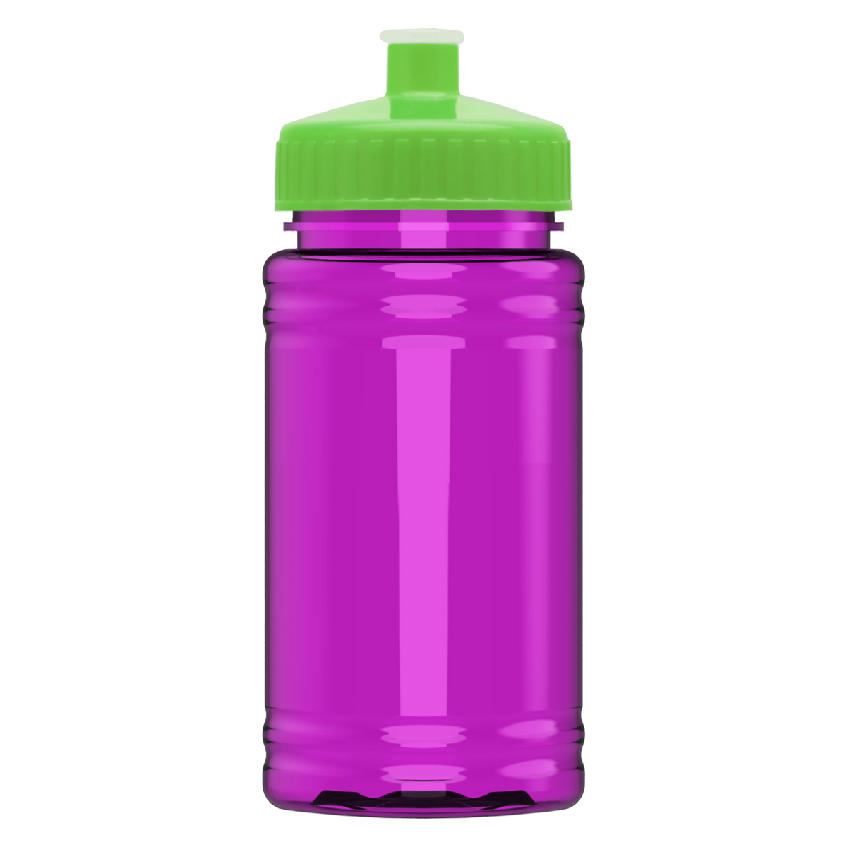 Custom logo Mini RPET Bottle with Push-Pull Lid - 16 oz.