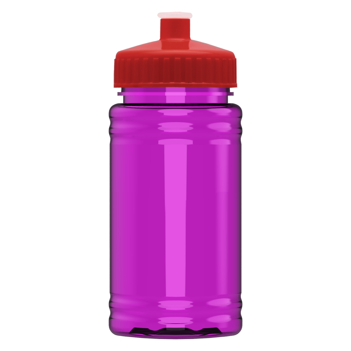 Custom logo Mini RPET Bottle with Push-Pull Lid - 16 oz.