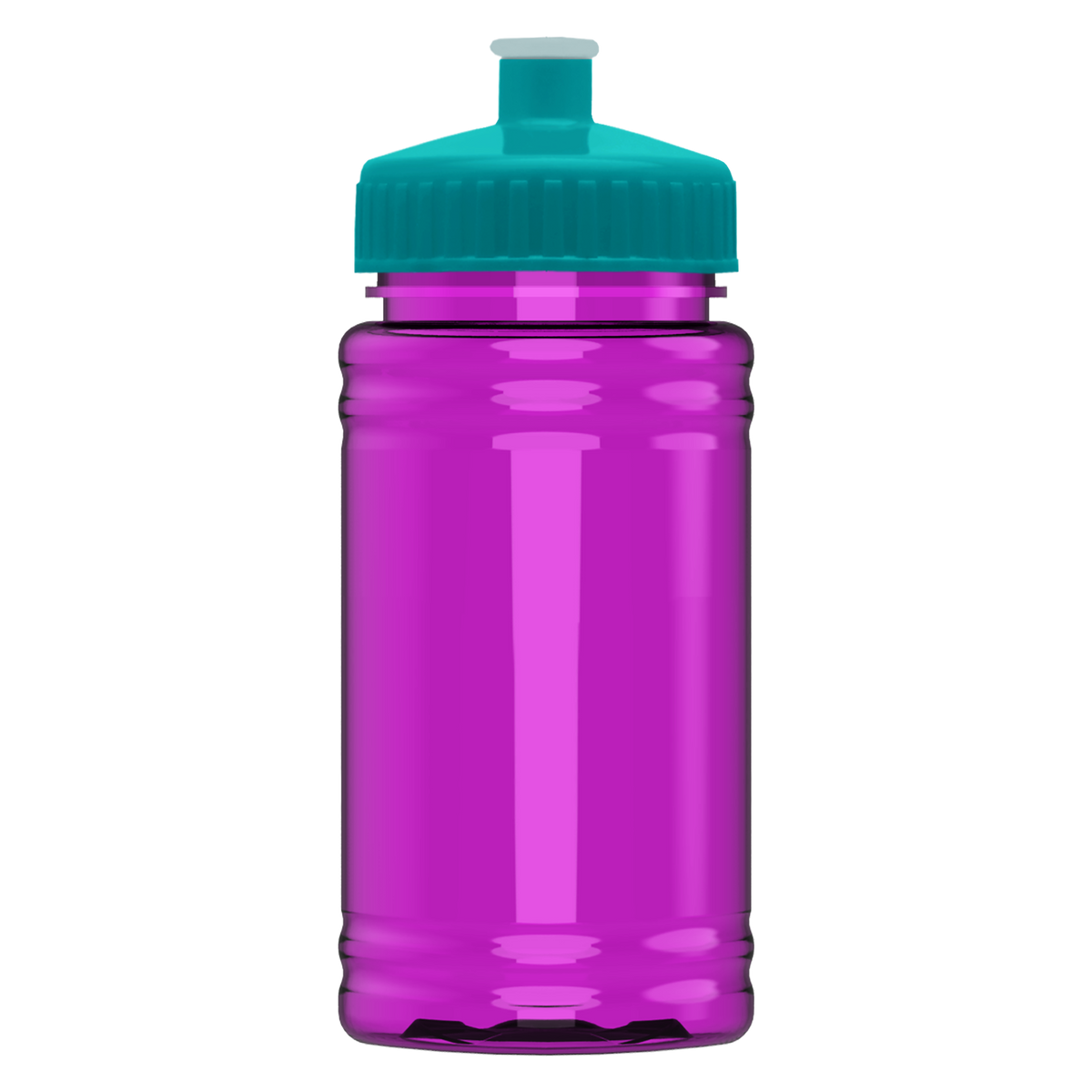 Custom logo Mini RPET Bottle with Push-Pull Lid - 16 oz.