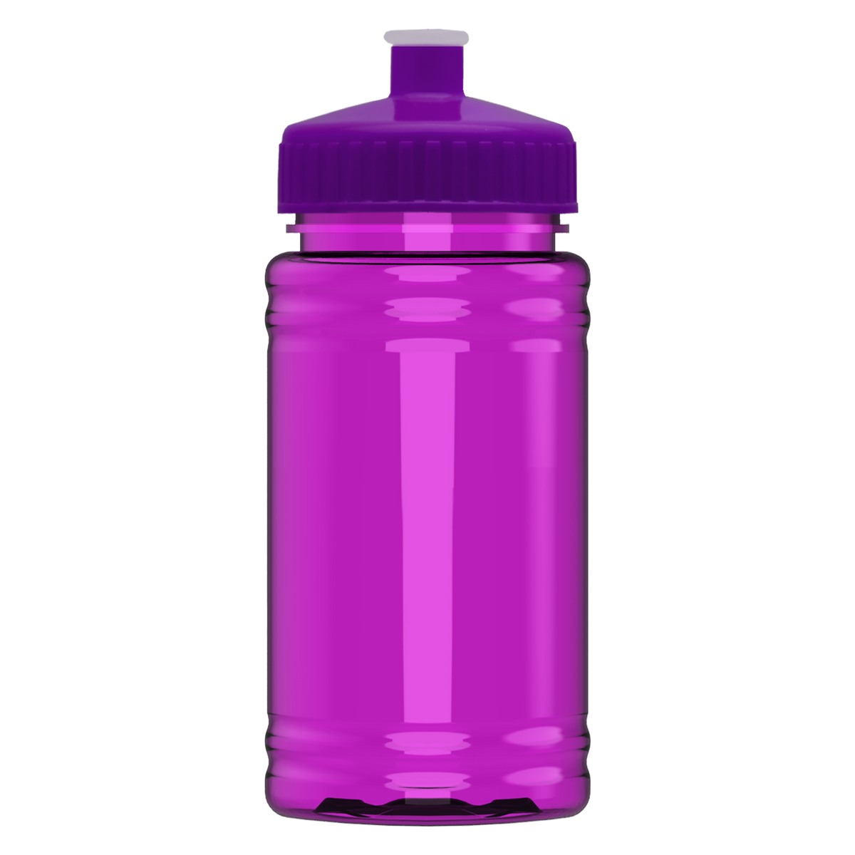 Custom logo Mini RPET Bottle with Push-Pull Lid - 16 oz.