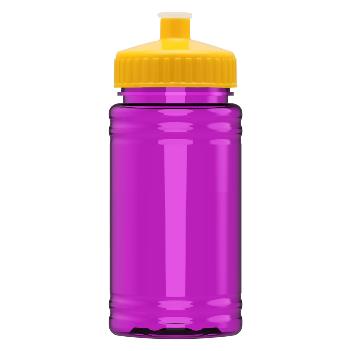 Custom logo Mini RPET Bottle with Push-Pull Lid - 16 oz.