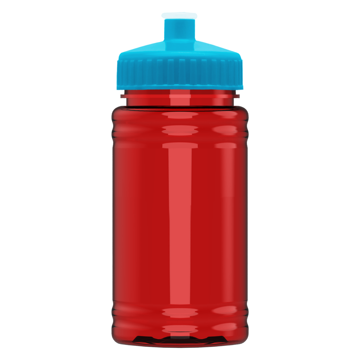 Custom logo Mini RPET Bottle with Push-Pull Lid - 16 oz.