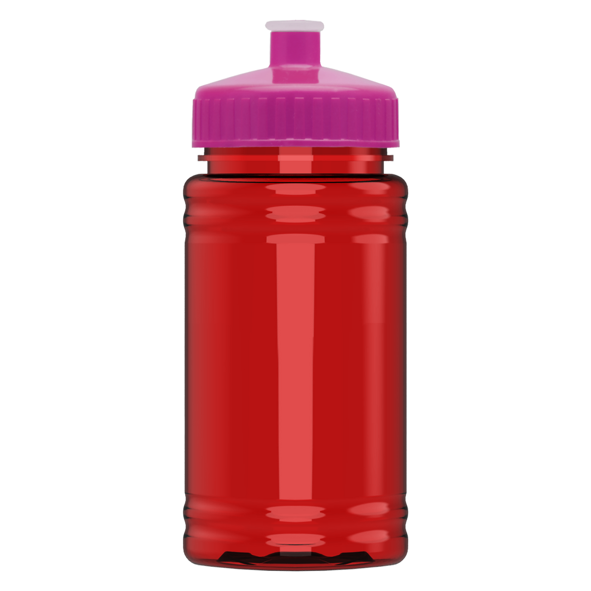 Custom logo Mini RPET Bottle with Push-Pull Lid - 16 oz.