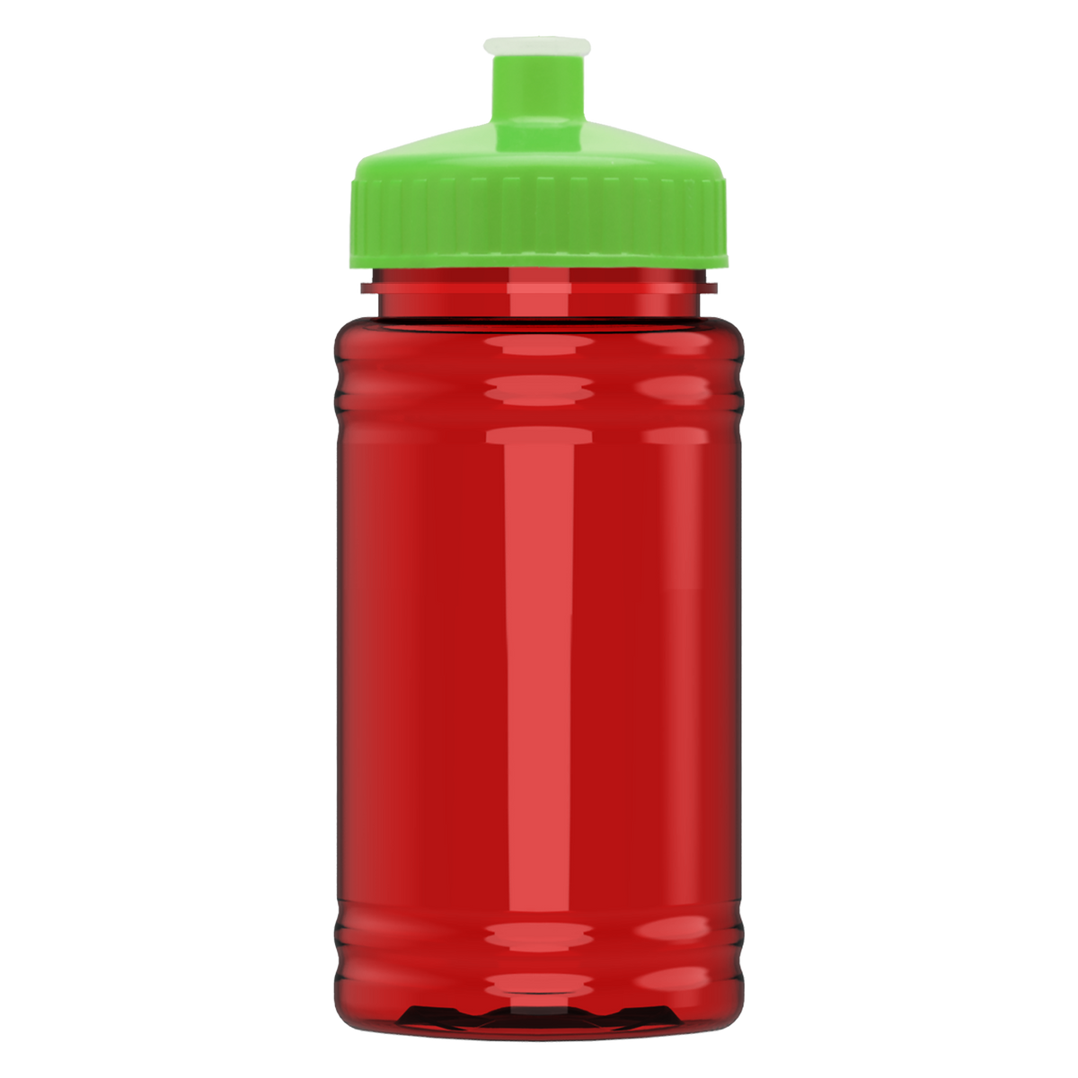 Custom logo Mini RPET Bottle with Push-Pull Lid - 16 oz.