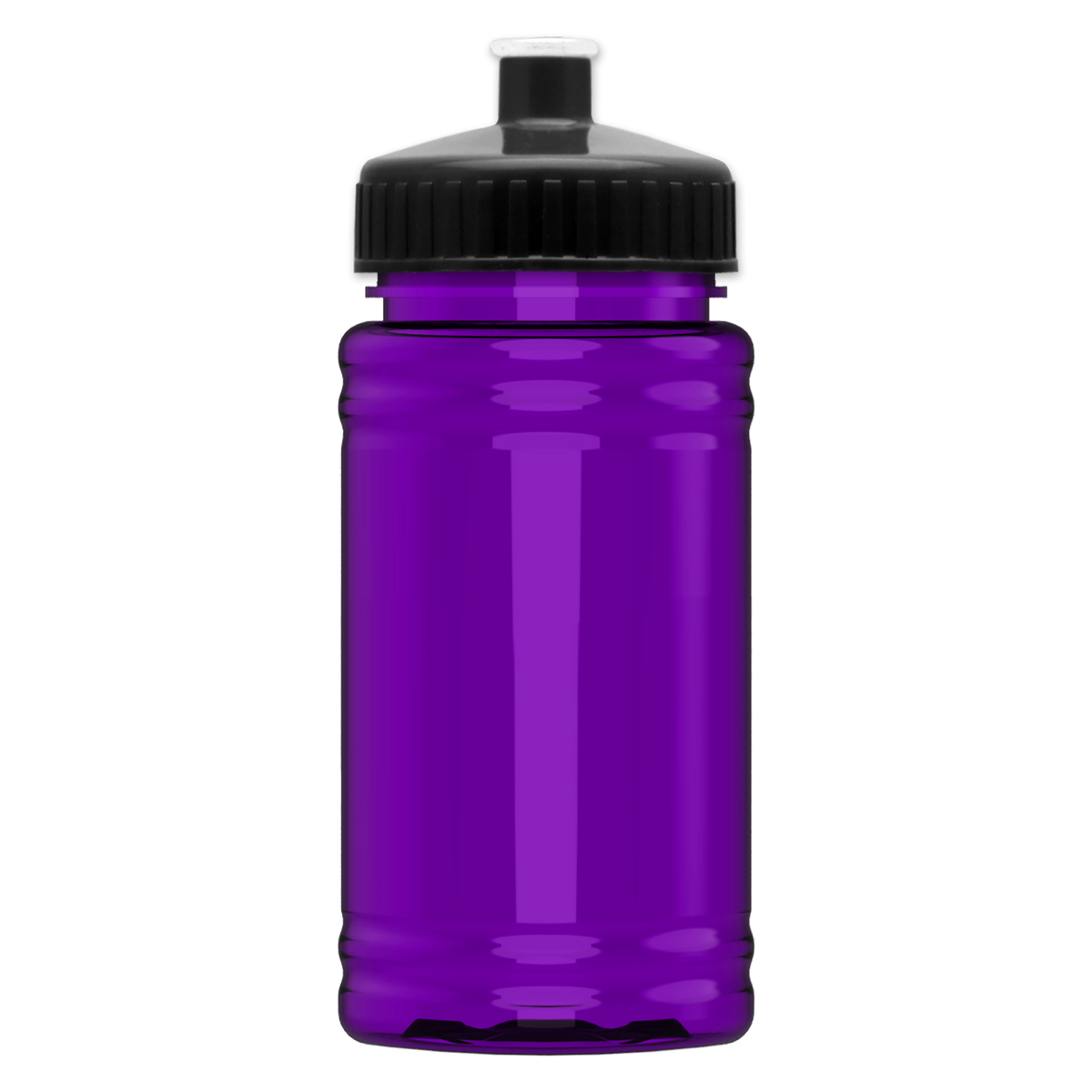 Custom logo Mini RPET Bottle with Push-Pull Lid - 16 oz.