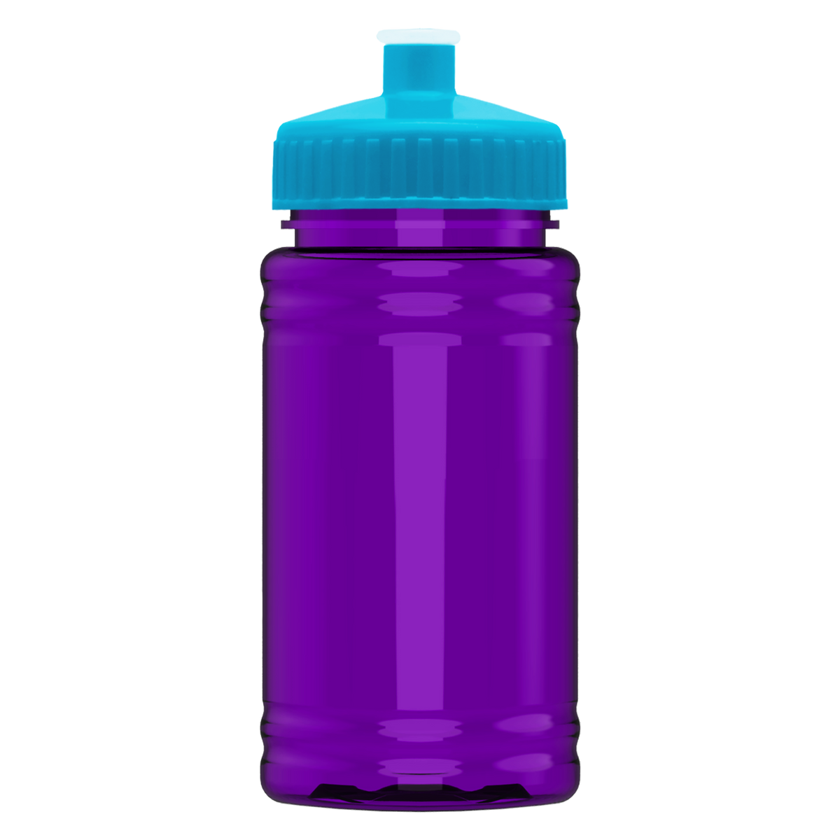 Custom logo Mini RPET Bottle with Push-Pull Lid - 16 oz.