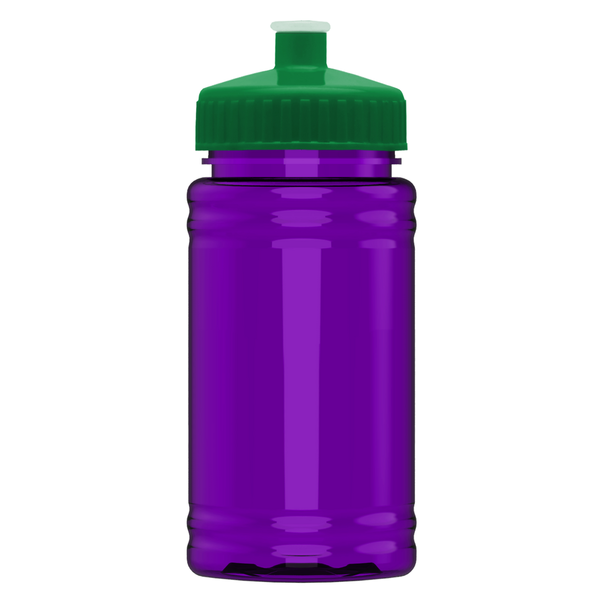 Custom logo Mini RPET Bottle with Push-Pull Lid - 16 oz.