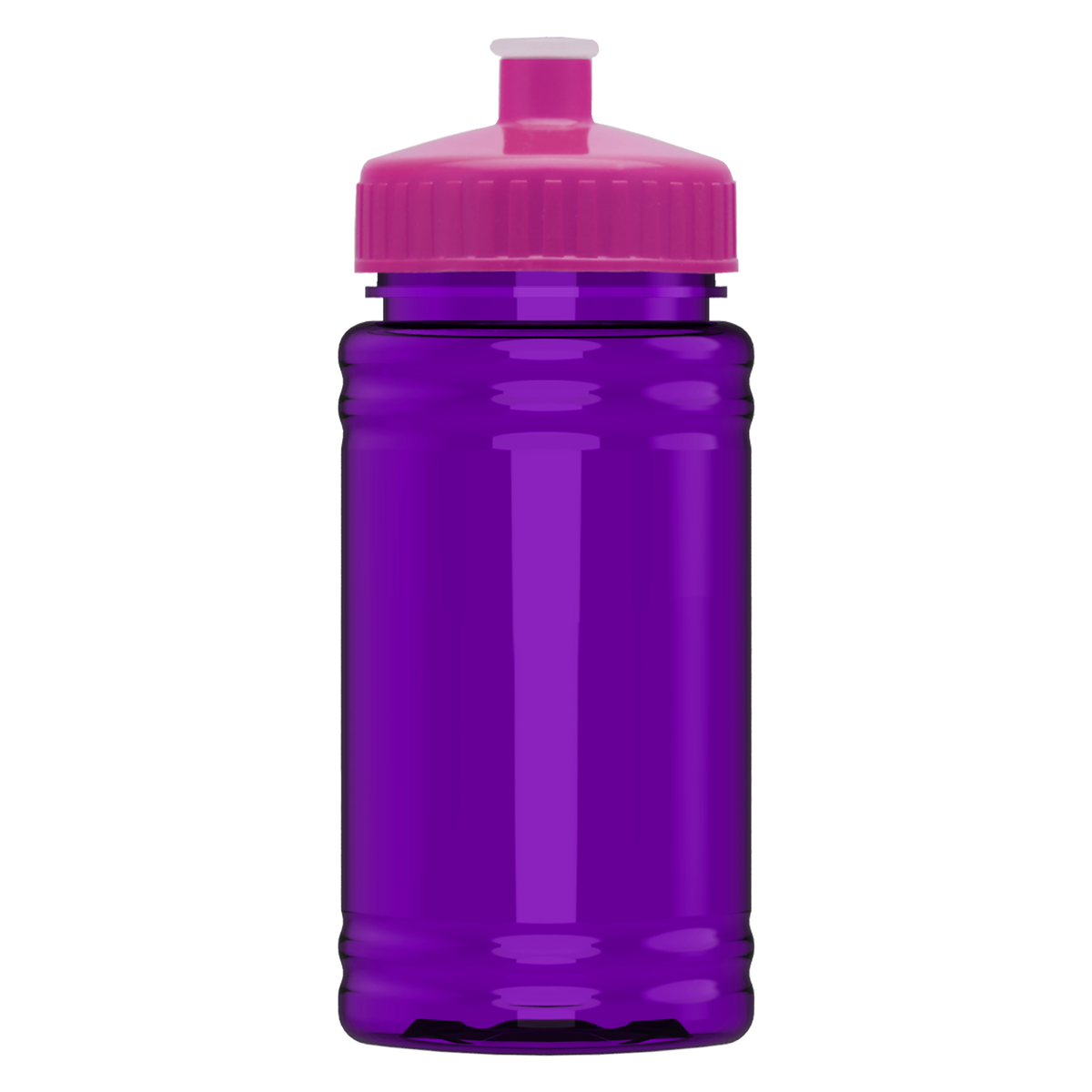 Custom logo Mini RPET Bottle with Push-Pull Lid - 16 oz.